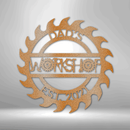 Custom Metal Wall Art - Personalized Workshop Sign