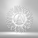 Custom Metal Wall Art - Personalized Sunflower Sign