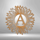 Custom Metal Wall Art - Personalized Sunflower Sign