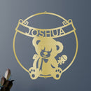 Custom Metal Wall Art - Personalized Newborn Sign