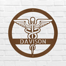 Custom Metal Wall Art - Personalized Registered Nurse Sign