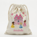 Personalized Princess Castle Drawstring Sack