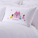 Personalized Princess Castle Sleeping Pillowcase | Custom Pillow for Kids