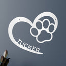 Custom Metal Wall Art - Personalized Puppy Sign