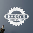 Custom Metal Wall Art - Personalized Workshop Name Sign