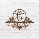 Custom Metal Wall Art - Personalized Winter Sign