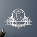 Custom Metal Wall Art - Personalized Winter Sign