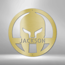 Spartan Helmet Personalized Gifts - Custom Metal Sign