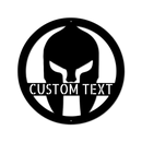 Spartan Helmet Personalized Gifts - Custom Metal Sign