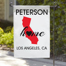 Personalized State Design Garden Flag