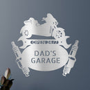 Custom Metal Wall Art - Personalized Trike Garage Name Sign