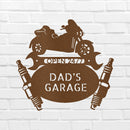 Custom Metal Wall Art - Personalized Trike Garage Name Sign