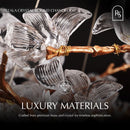Petala Crystal Round Chandelier