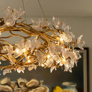 Petala Crystal Round Chandelier