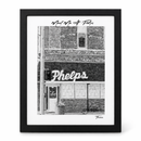 SALE Broken Glass | Meet Me At Phelps By Kent Theesen | 14" x 11" | Tee-Sun Productions