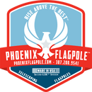 Phoenix Telescoping Flagpole with Free American Flag, Securi-Shur Anti-Theft Locking Clamp, and Lifetime Anti-Theft Guarantee