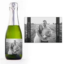Photo Black Bars Mini Champagne Split Label