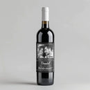 Photo Chalkboard Bridesman Wine Label