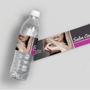 Photo Salon Girl Water Bottle Labels