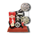 Santa with Movie Projector Christmas Village Miniature by Wizardi F07M4-20-Y311