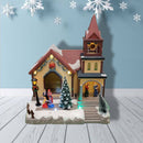 Church - Christmas Village House with LED Lights F07M4-3-W229