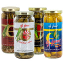 Pickled Vegetable Variety Pack | Pickled Asparagus, Green Beans, Baby Corn, & Okra | Ely Farms