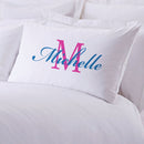 Personalized Monogram Custom Pillow Case |  Sleeping Pillowcase | 20"x30" standard pillowcase | 100% ultra soft microfiber |