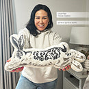 Leaping Easter Bunny Pillow