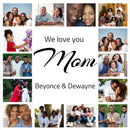 Photo Collage Pillow for Mom | Build your own custom throw pillow