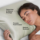 Sage Satin Pillowcase - Standard
