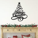 Pine Tree Merry Christmas Wall Art