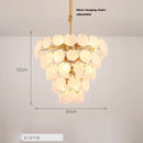 Pink agate designer led chandelier for dining room