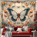Pink and black butterfly series background cloth for living room
