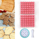 Pink and blue decorbites cookie stamps kitchen baking set