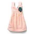 Pink and blue kids cute dress hand towel for kitchen and bathroom