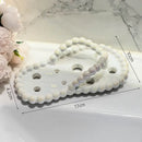 Pink and clear flip flop soap dish drainage rack bathroom accessory