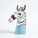 Pink and purple bubble gum girl flower vase living room resin decor