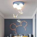 DecorBites™ Butterfly Ball Ceiling Lamp: Warm & Romantic Pendant Light for Children's Room