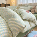 DecorBites™ Cartoon Printed Cotton Quilt Cover Set - Soft, Breathable, Colorfast Bedding