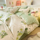 DecorBites™ Cartoon Printed Cotton Quilt Cover Set - Soft, Breathable, Colorfast Bedding