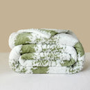 Pink and white cationic jacquard blanket bedroom textured plush throw