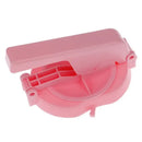 Pink and white dumpling wrapper presser mold kitchen baking tool