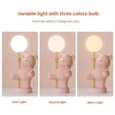Pink bear princess desk night light – bedroom led lamp