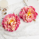 Pink big peony headwear artificial flowers for wedding decoration