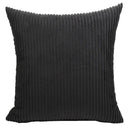 Pink & blue striped corduroy pillow cover living room decor