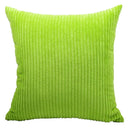Pink & blue striped corduroy pillow cover living room decor