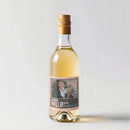 Pink Bridesmaid Photo Mini Wine Label