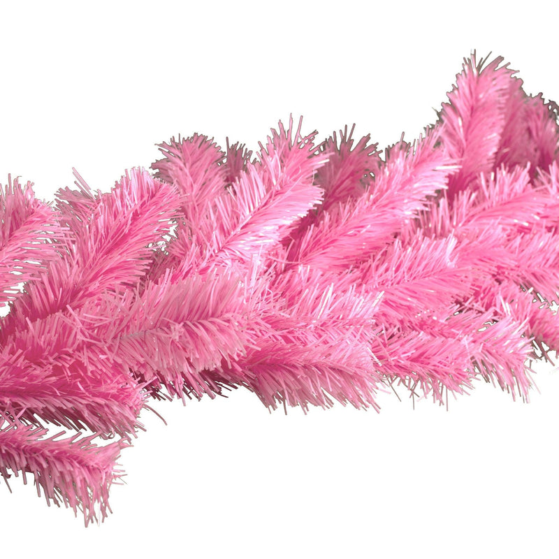 Pink Christmas Garland