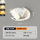 Pink crown cream clouds rainbow ceiling lamp bedroom decor