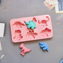 Pink dino silicone cake mold kitchen baking tray